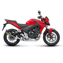 Akrapovic Honda CB500X 13-16 Slip-On Line hexagonal lyddmper i carbon (EC godkendt)