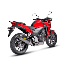 Akrapovic Honda CB500F 13-15 Slip-On Line hexagonal lyddmper i carbon (EC godkendt)