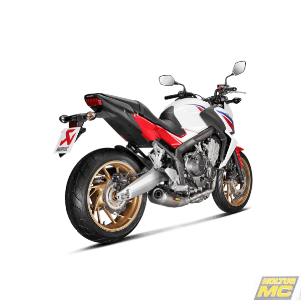 Akrapovic Honda CB650F 14-18 Racing Line 4/2/1 hexagonal  lyddmper i titanium