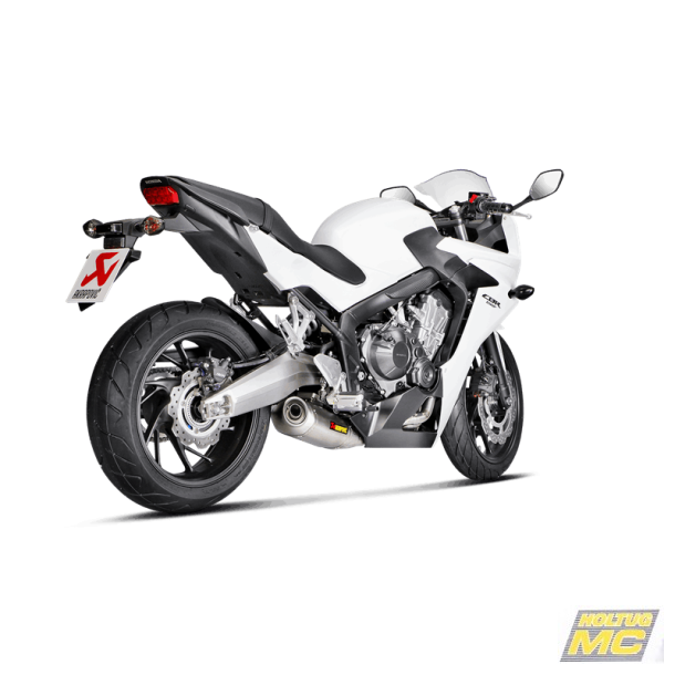 Akrapovic Honda CBR650F 14-18 Racing Line 4/2/1 rustfri forrr og lyddmper i titanium