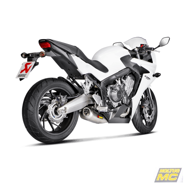 Akrapovic Honda CB650F 14-18 Racing Line 4/2/1 hexagonal  lyddmper i titanium (EC-godkendt)