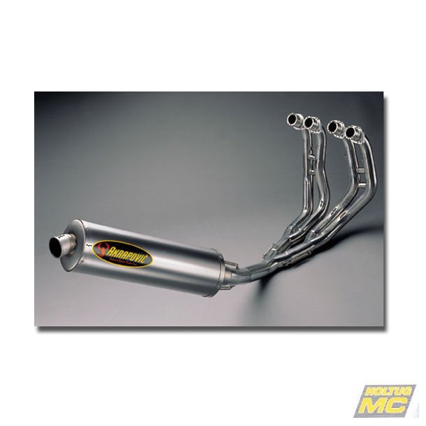 Akrapovic Honda CBR600F/FS 01-06 Racing Line 4/2/1 oval lyddmper i titanium