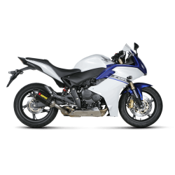 Akrapovic Honda CBR600F 07-15 Slip-On Line hexagonal lyddmper i carbon (EC godkendt)