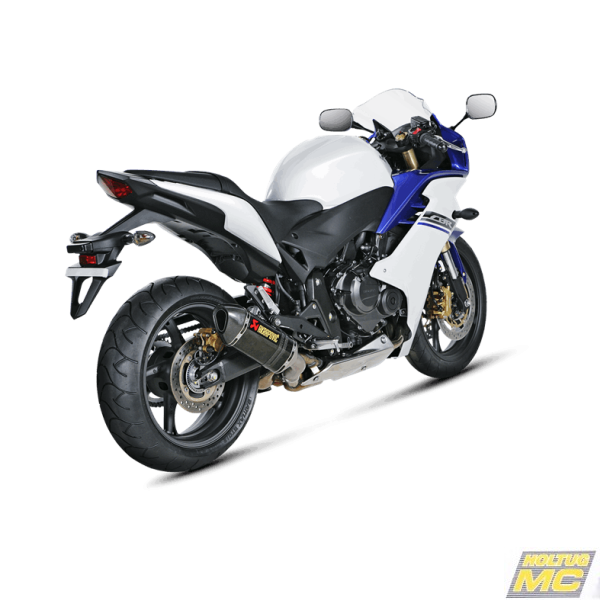 Akrapovic Honda CBR600F 07-15 Slip-On Line hexagonal lyddmper i carbon (EC godkendt)