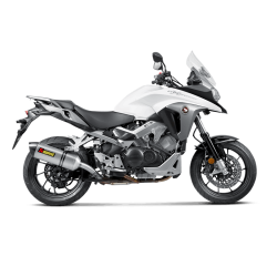 Akrapovic Honda VFR800X Crossrunner 11-14 Slip-On Line hexagonal lyddmper i titanium(EC godkendt)