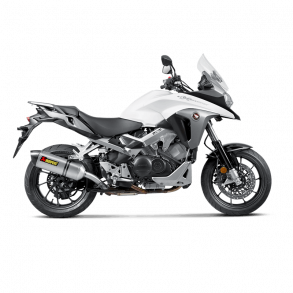 Akrapovic Honda VFR800X Crossrunner 11-14 Slip-On Line hexagonal lyddmper i titanium(EC godkendt)