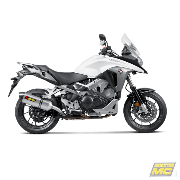 Akrapovic Honda VFR800X Crossrunner 11-14 Slip-On Line hexagonal lyddæmper i titanium(EC godkendt)