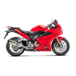 Akrapovic Honda VFR800 17-20 Slip-On Line hexagonal lyddmper i titanium (ECE godkendt)