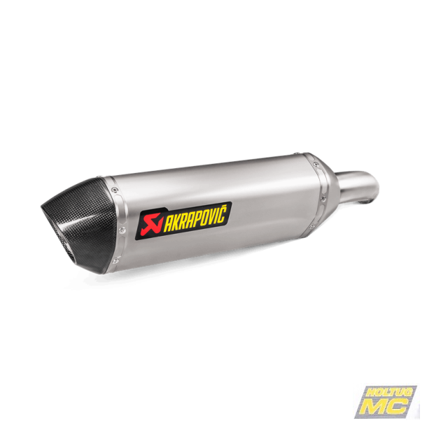 Akrapovic Honda VFR800X Crossrunner 17-20 Slip-On Line hexagonal lyddmper i titanium (ECE godkendt)