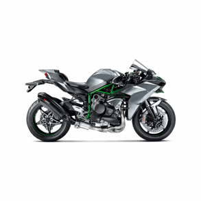 Akrapovic Kawasaki Ninja H2 15-20 Evolution Line 4/2/1 med HX2 lydd�mper i carbon