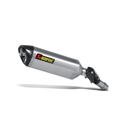 Akrapovic Kawasaki Versys 1000 12-18 Slip-On Line hexagonal lyddmper i titanium (ECE godkendt)