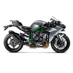 Akrapovic Kawasaki Ninja H2 15-20 Slip-On Line HX2 lyddmper i carbon (ECE godkendt)