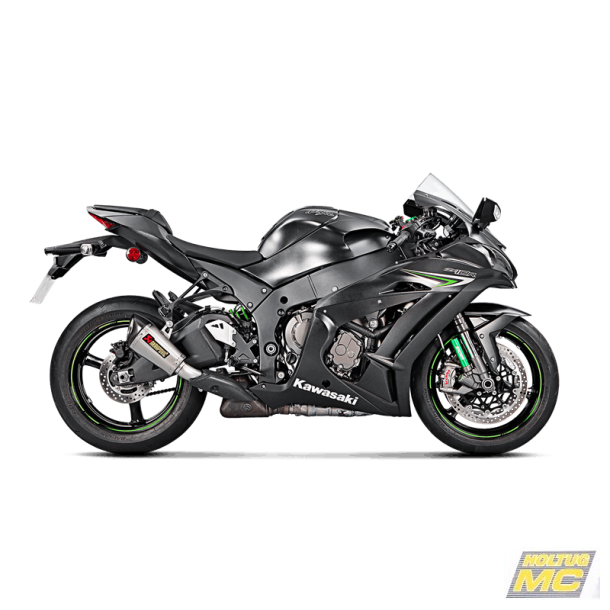 Akrapovic Kawasaki ZX-10R 16-20 Slip-On Line hexagonal lyddmper i titanium