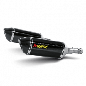 Akrapovic Kawasaki Z1000 10-13 Slip-On Line hexagonale lyddmpere i carbon (EC godkendt)