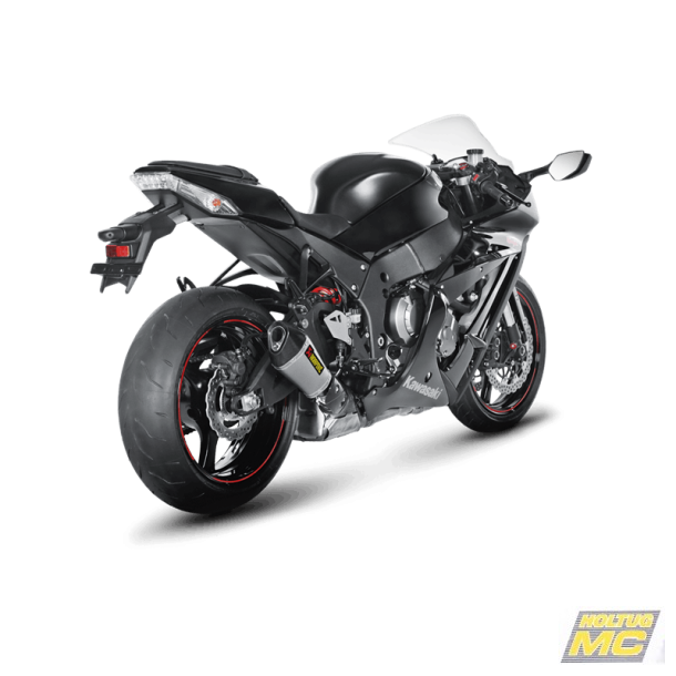 Akrapovic Kawasaki ZX-10R 11-15 Slip-On Line hexagonal lyddmper i titanium (EC godkendt)