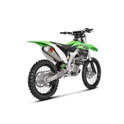 Akrapovic Kawasaki KX250F 09-16 Evolution Line 1/1 hexagonal lyddmper og forrr i titanium