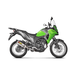 Akrapovic Kawasaki Versys-X 300 17-20 Slip-On Line hexagonal lyddmper i titanium (ECE godkendt)