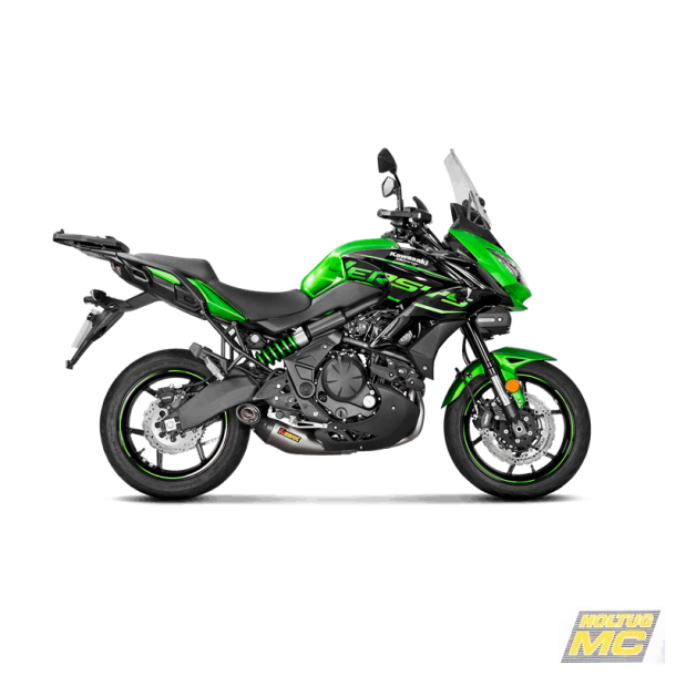 Akrapovic Kawasaki Versys 650 17-20 Racing Line hexagonal lyddmper i titanium (ECE godkendt)