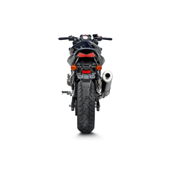 Akrapovic Kawasaki Z750/Z750R 04-06 Racing Line 4/2/1 oval lyddmper i titanium 