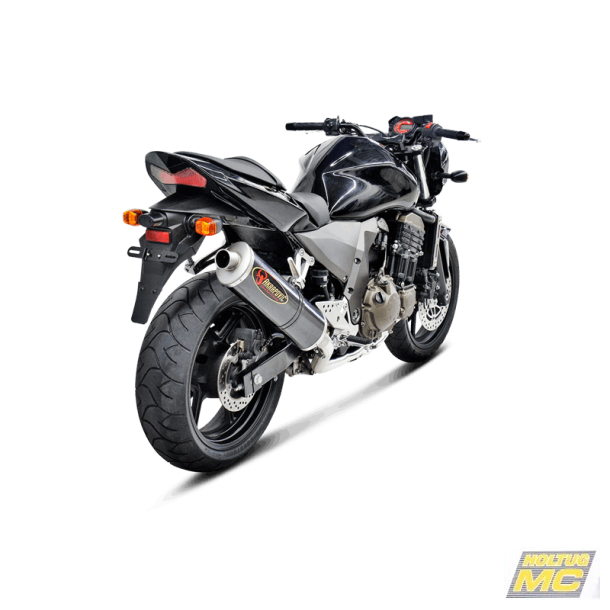 Akrapovic Kawasaki Z750/Z750R 04-06 Racing Line 4/2/1 oval lyddmper i titanium 