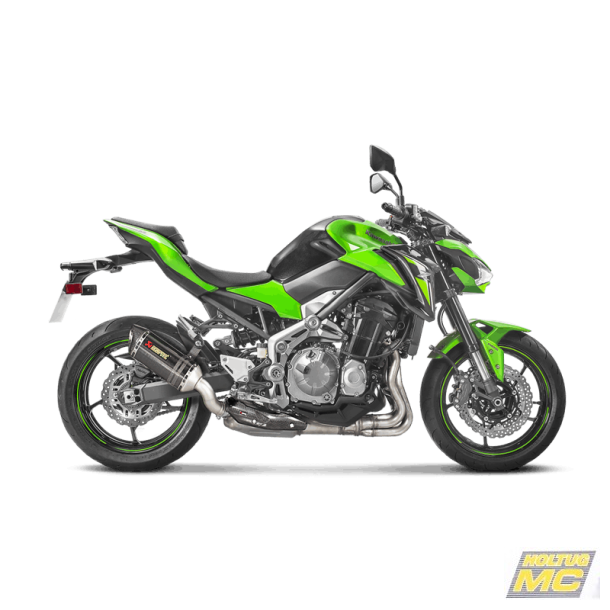Akrapovic Kawasaki Z900 17-19 Slip-On Line hexagonal lyddmper i carbon (ECE godkendt)