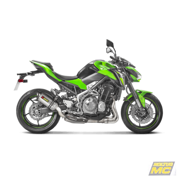 Akrapovic Kawasaki Z900 17-19 Slip-On Line hexagonal lyddmper i titanium (ECE godkendt)