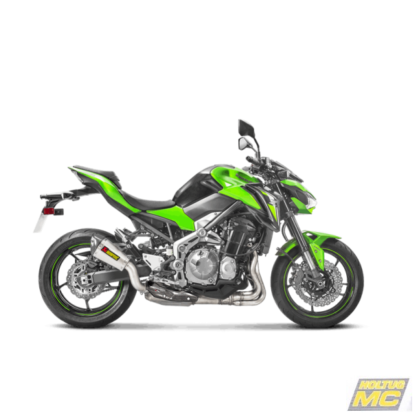 Akrapovic Kawasaki Z900 A2 18-> Slip-On Line hexagonal lyddmper i titanium
