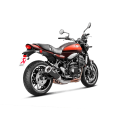 Akrapovic Kawasaki Z900RS 18-> Slip-On Line rund classic retro lyddmper i titanium (ECE godkendt)