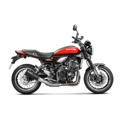 Akrapovic Kawasaki Z900RS 18-> Slip-On Line rund classic retro lyddmper i titanium (ECE godkendt)