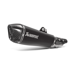 Akrapovic Kymco AK550 17-20 Slip-On Line hexagonal lyddmper i titanium/sort (ECE godkendt)