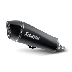 Akrapovic Piaggio MP3 500/500LT 08-16 Slip-On Line hexagonal rustfri/sort lyddmper (EC godkendt)