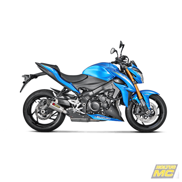 Akrapovic Suzuki GSX-S1000/F 15-20 Slip-On Line hexagonal lyddmper i titanium (ECE godkendt)