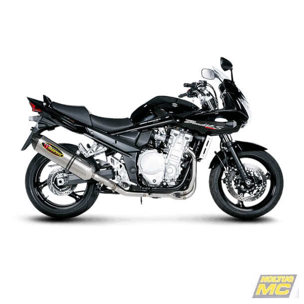 Akrapovic Suzuki GSF650 07-18 Racing Line 4/2/1 med hexagonal  lyddmper i carbon