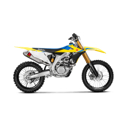 Akrapovic Suzuki RM-Z450F 18-25 Evolution Line 1/1 hexagonal lyddmper og forrr i titanium
