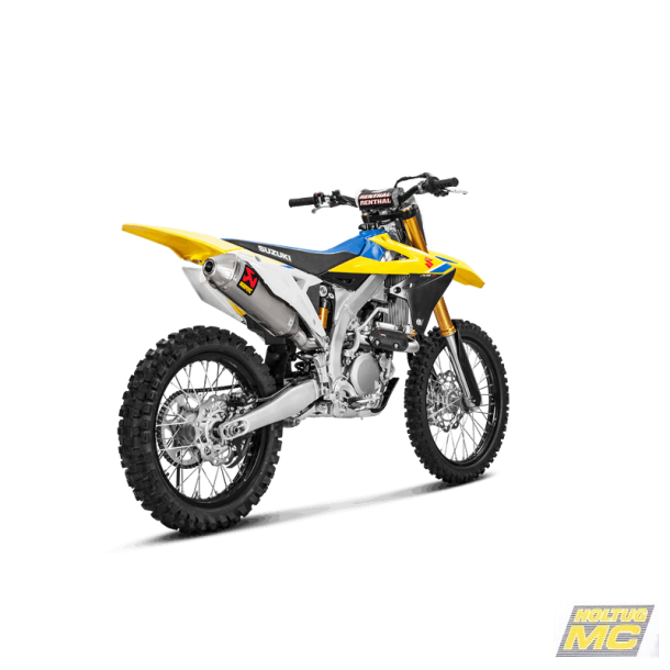 Akrapovic Suzuki RM-Z450F 18-25 Evolution Line 1/1 hexagonal lyddmper og forrr i titanium