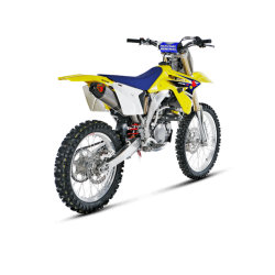Akrapovic Suzuki RM-Z450F 05-07 Evolution Line 1/1 hexagonal lyddmper og forrr i titanium