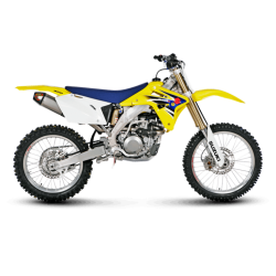 Akrapovic Suzuki RM-Z450F 05-07 Evolution Line 1/1 hexagonal lyddmper og forrr i titanium