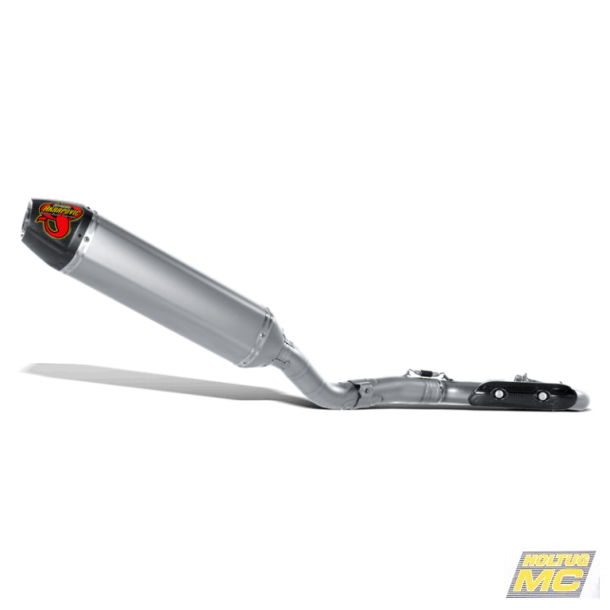 Akrapovic Suzuki RM-Z450F 05-07 Evolution Line 1/1 hexagonal lyddmper og forrr i titanium