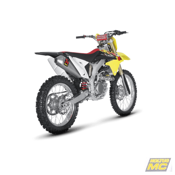 Akrapovic Suzuki RM-Z250F 10-18 Slip-On Line hexagonal lyddmper i titanium