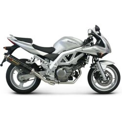 Akrapovic Suzuki SV650 03-09 Racing Line 2/1 oval lyddmper i carbon