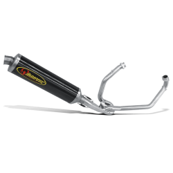 Akrapovic Suzuki SV650 03-09 Racing Line 2/1 oval lyddmper i carbon