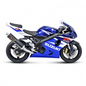 Akrapovic Suzuki GSX-R600 04-05 Racing Line 4/2/1 oval lyddmper i titanium