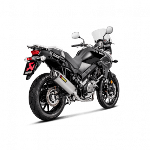 Akrapovic Suzuki DL650 V-Strom 17-> Slip-On Line (3/4 system) hexagonal lyddmper i titanium
