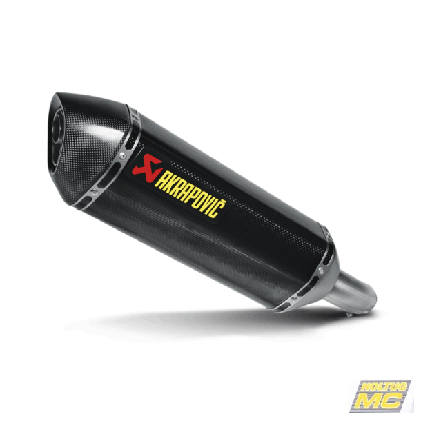 Akrapovic Suzuki GSX-S750 15-16 Slip-On Line hexagonal lyddmper i carbon (EC godkendt)