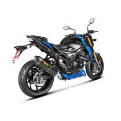 Akrapovic Suzuki GSX-S750 17-20 Slip-On Line hexagonal lyddmper i carbon (ECE godkendt)