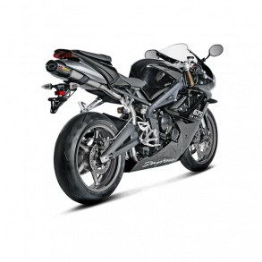 Akrapovic Triumph Daytona 675 09-12 Slip-on Line hexagonal lyddmper i titanium (EC godkendt)