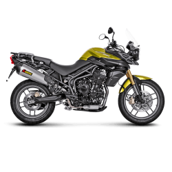 Akrapovic Triumph Tiger 800XC 11-16 Slip-on Line hexagonal lyddmper i titanium (EC godkendt)