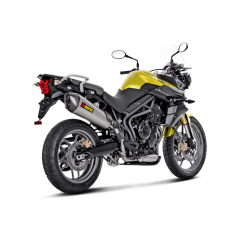 Akrapovic Triumph Tiger 800XC 11-16 Slip-on Line hexagonal lyddmper i titanium (EC godkendt)