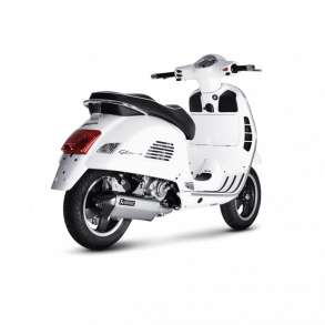 Akrapovic Vespa GTS 300 08-20 Slip-On Line hexagonal lyddmper i rustfri (ECE godkendt)
