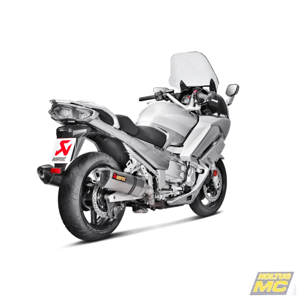 Akrapovic Yamaha FJR1300 13-20 Slip-On Line hexagonale lyddmpere i titanium (ECE godkendt)